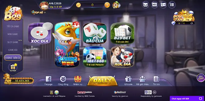 Trang tải game chíng thức của nhà cái B29